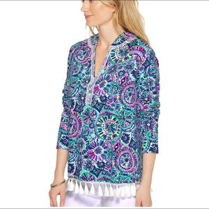 Lilly Pulitzer Harmon Hoodie Pullover Top XXS